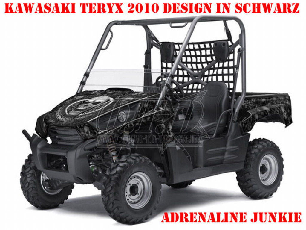 Adrenaline Junkie Black for Kawasaki Teryx 750 2010-2012